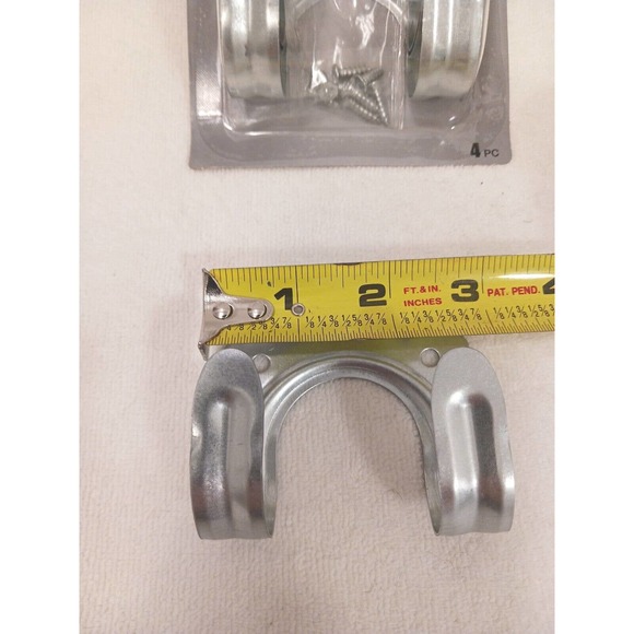 4 PACK Wall Mounts TOOL HOOKS Metal Garage Storage Utility Hooks Hanger Holder - Picture 11 of 11